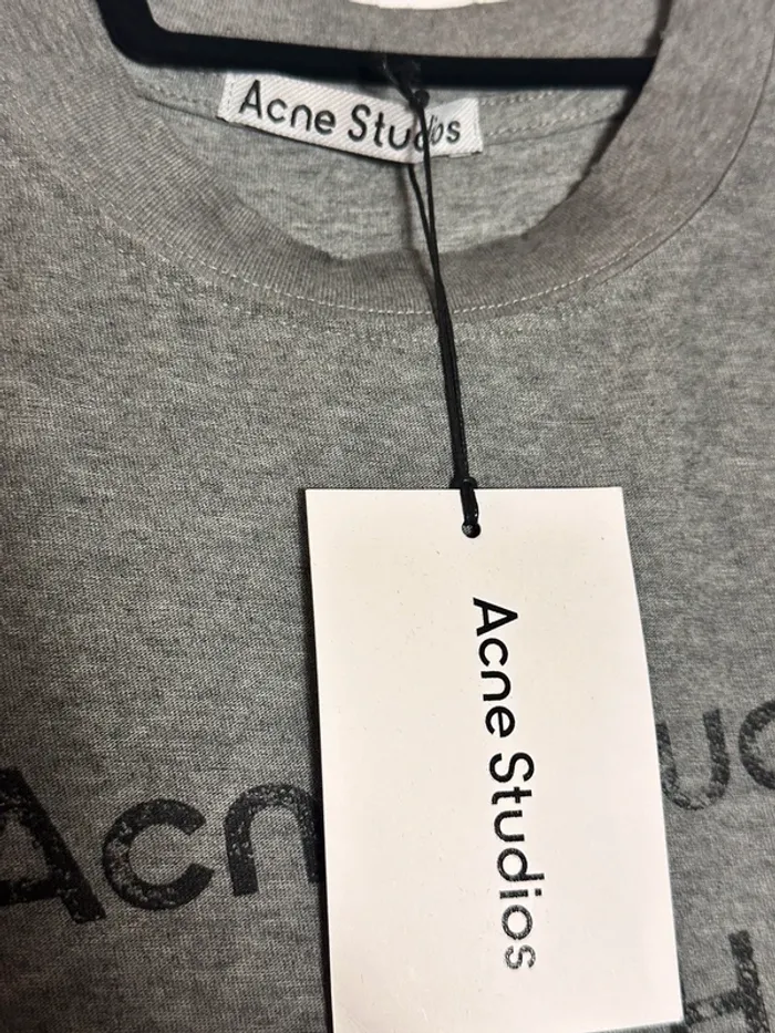 T shirt acné studios gris - photo numéro 2