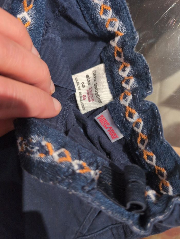 Short Zara 12 A 18 mois 100% coton - photo numéro 3