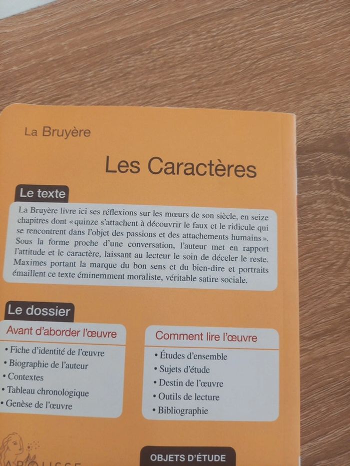 Livre "les caractères" de la bruyère - photo numéro 8