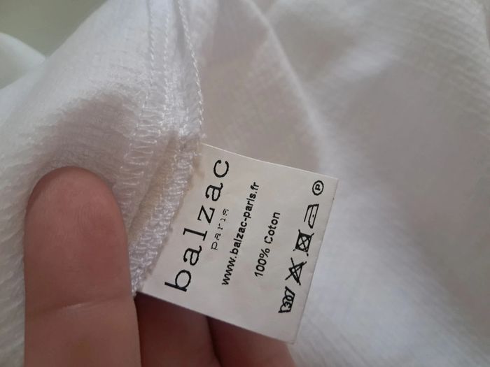 Balzac blouse été blanc T.36/38 en tbe - photo numéro 10