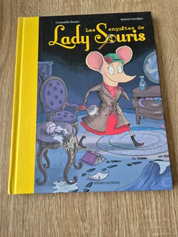 Livre les enquêtes de Lady souris Gwenaelle Boulet