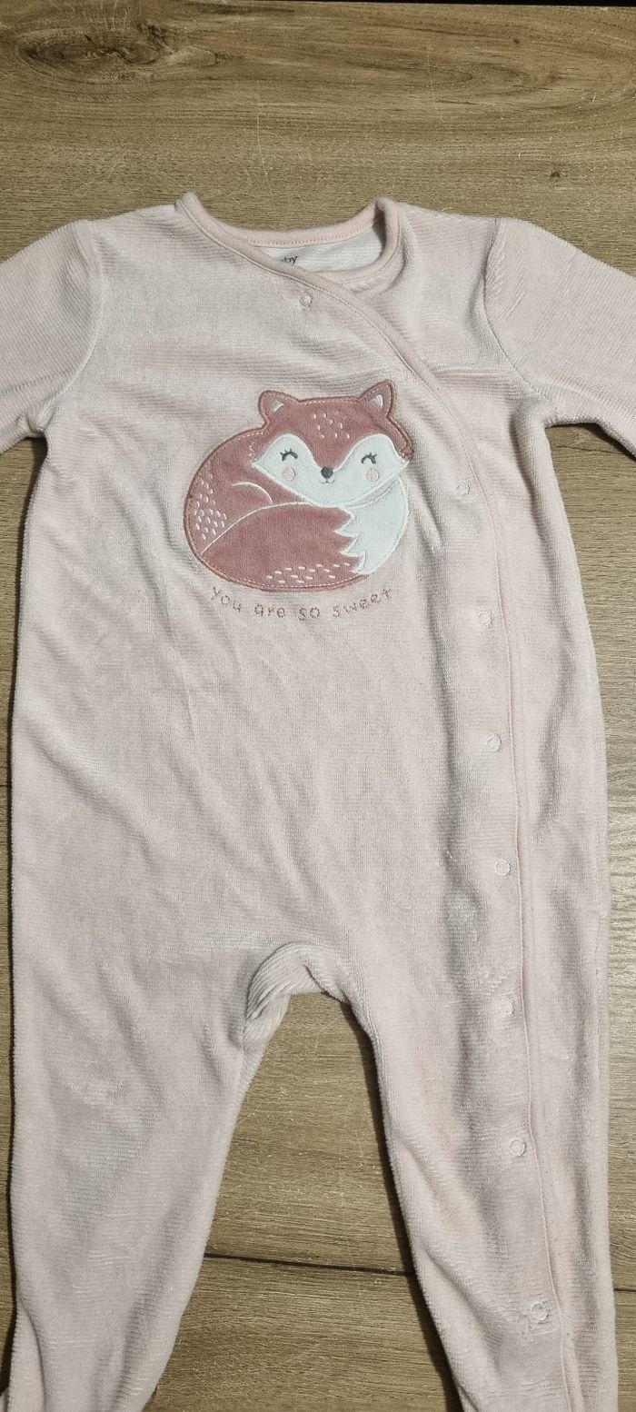 Pyjama velours C&A 24 mois 🦊 - photo numéro 2