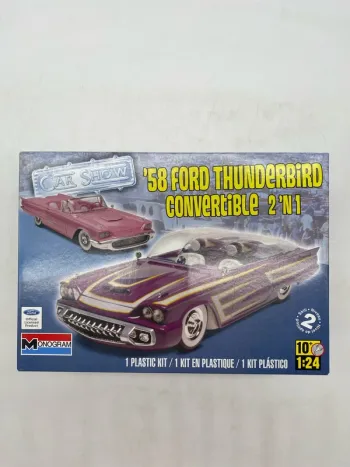 Maquette Monogram Ford 58 Thunderbird convertible 2’n 1