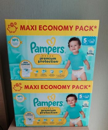 Couches Pampers taille 5 premium