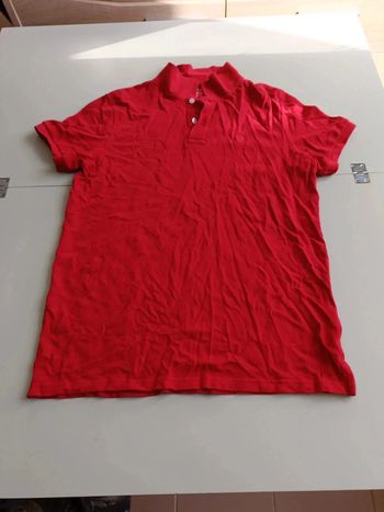 Polo Celio rouge taille xl