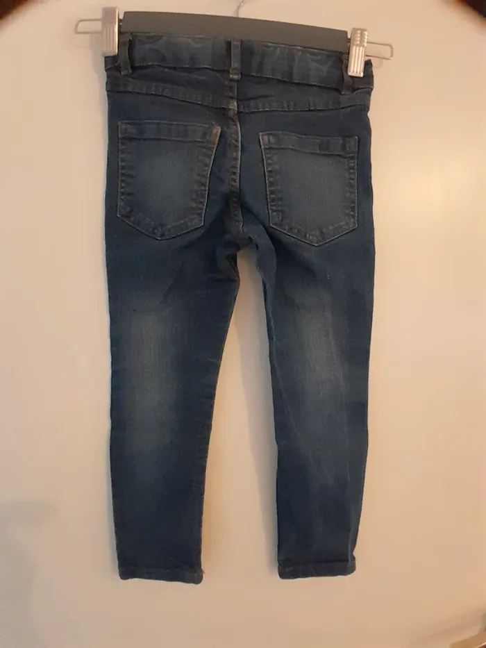 Jeans enfant, Marque Tissaia, bleu marine, taille 4 ans - photo numéro 4