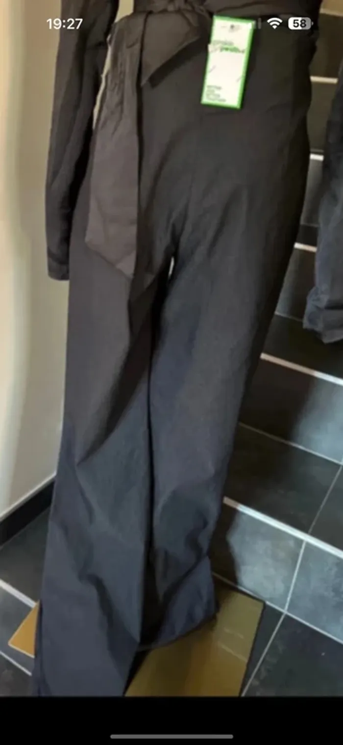Pantalon leggins bas large t 38 neuf - photo numéro 3