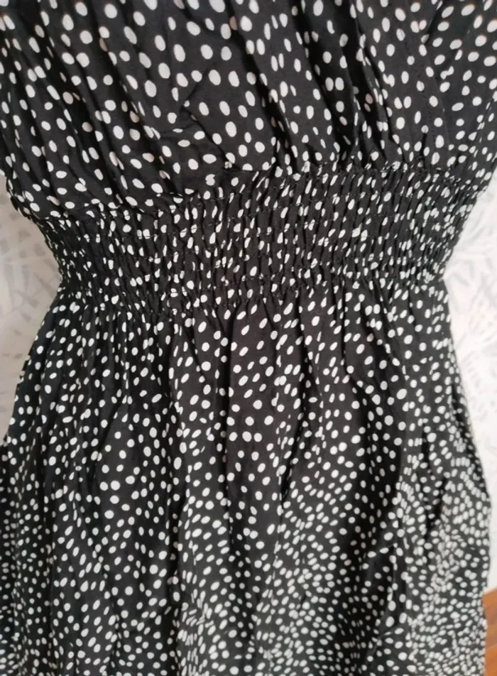 Magnifique robe d'été à pois femme neuve taille S/M 36 38 - photo numéro 5