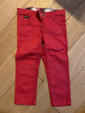 Vend pantalon neuf sans étiquette sergent major 3 ans  corail/rouge