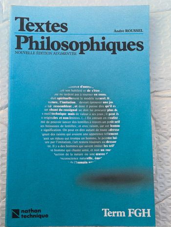 textes philosophiques