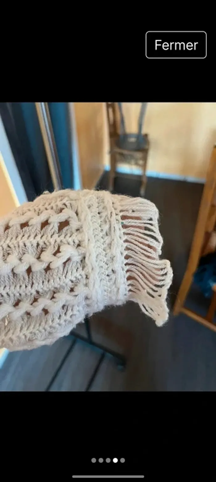 Veste manche longue en crochet TM - photo numéro 4