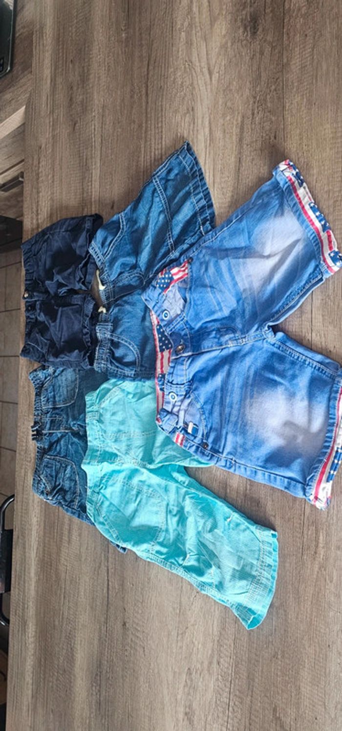 Lot de 5 shorts garçon taille 4-5 ans