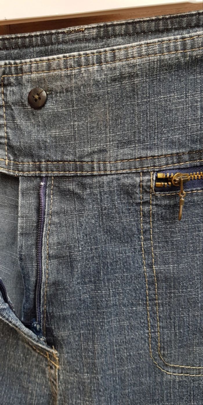 Pantacourt large en jean, made in France 🇨🇵 - photo numéro 4
