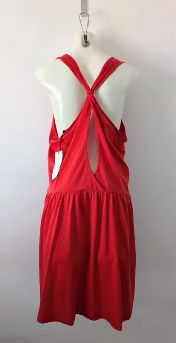 Robe d'été neuve rouge 100% coton - Grand Voile - taille 3 (42)