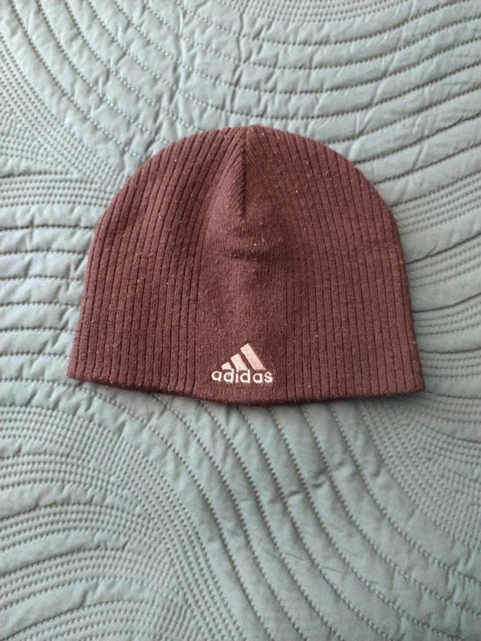 Bonnet noir Adidas taille unique junior - photo numéro 2