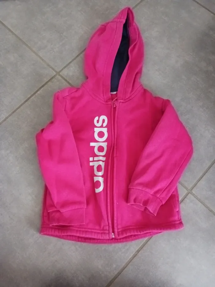 Veste à capuche Adidas 4 ans
