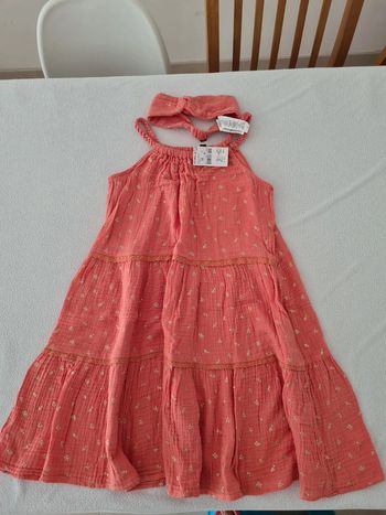 Robe avec bandeau neuve Kiabi 10 ans