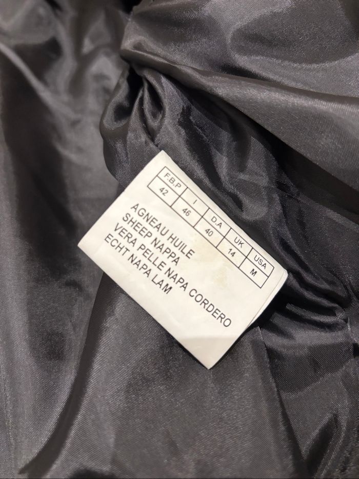 Blouson cuir agneau huile - photo numéro 3