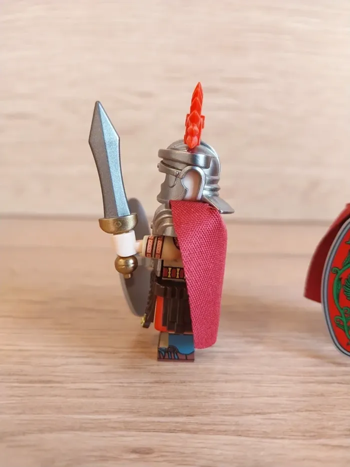 Figurines type lego 2 Centurions guerriers légionnaires romains - photo numéro 4