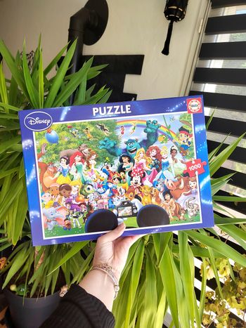 Puzzle 1000 pièces – Photo familiale Disney – Complet