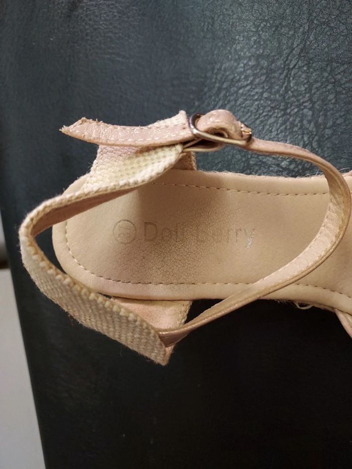 Sandales à talons compensés femme 37 - photo numéro 4