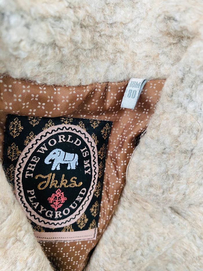 Veste effet mouton IKKS 18mois - photo numéro 6
