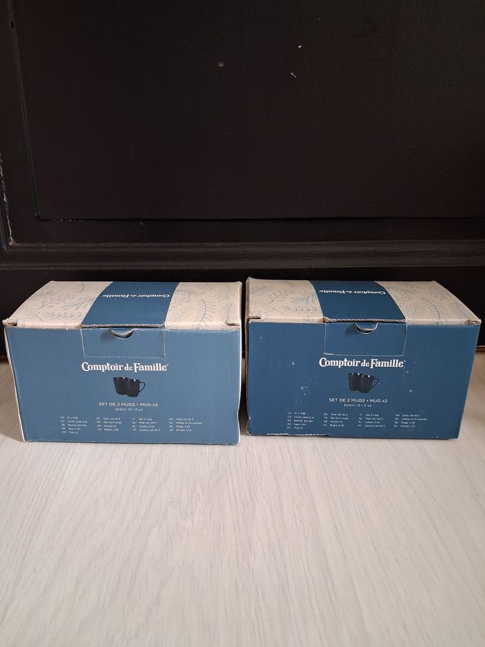 Lot de 4 mugs en porcelaine - photo numéro 5