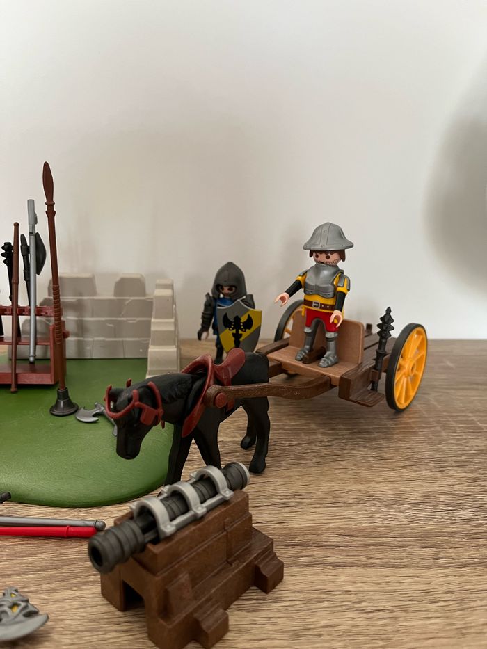 Lot playmobils chevaliers - photo numéro 4