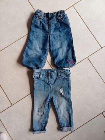Pantalons jeans 9 mois