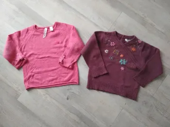 2 pulls  taille 2 ans