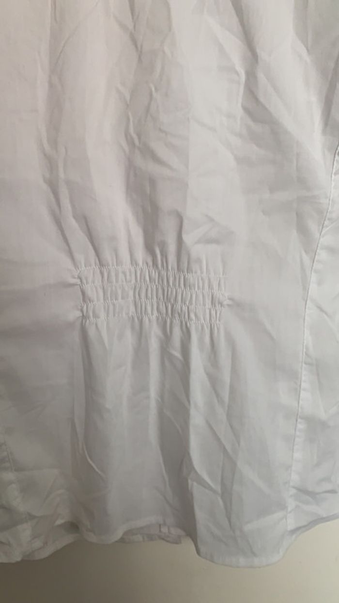 Chemisier blanc manches courtes taille 42 - photo numéro 4