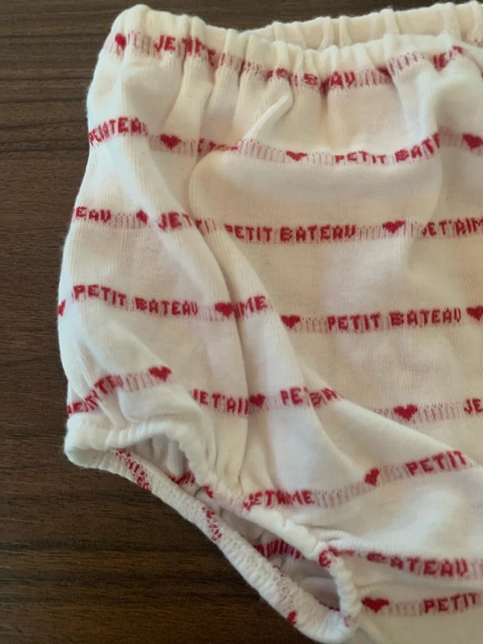 Cache couche culotte Petit Bateau 1 mois - photo numéro 4