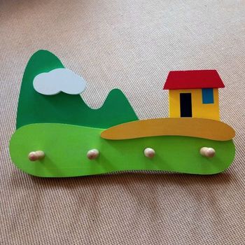 Patère Porte-manteaux BOIS Enfant NEUF