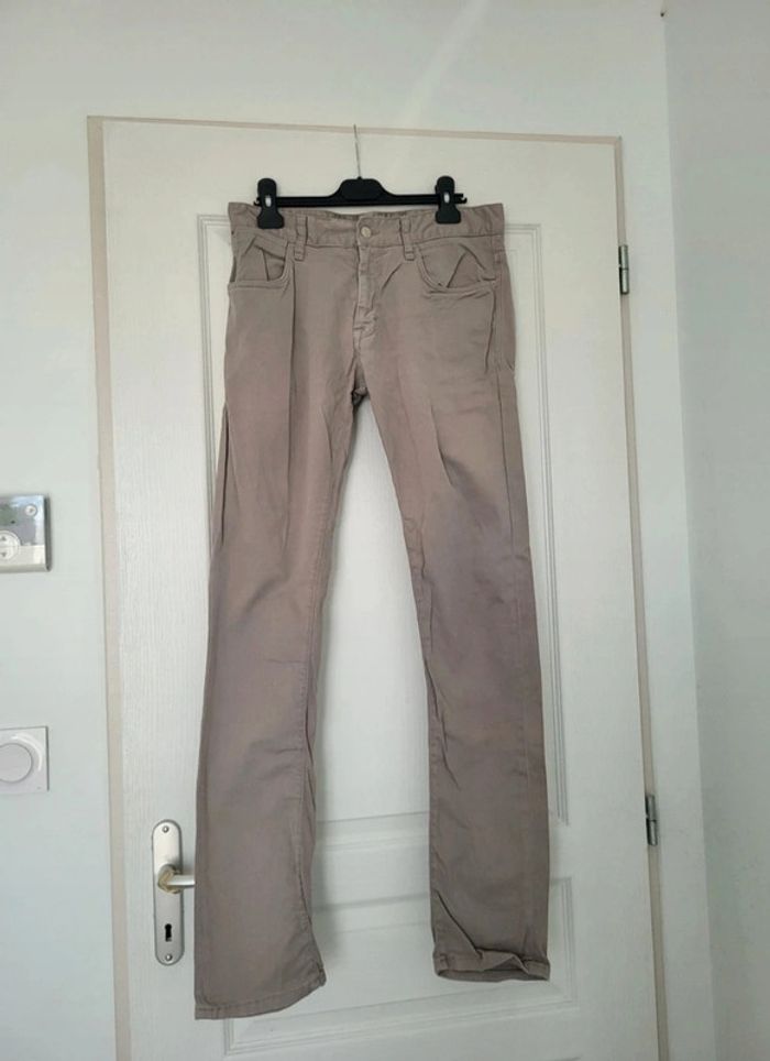 Jean  homme gris clair zara taille 38