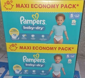 2,carton couche pampers taille 5 188  couches