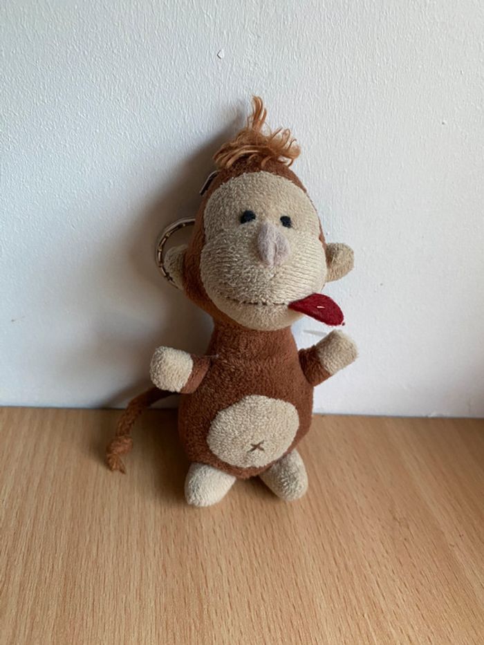 Peluche porte clef singe