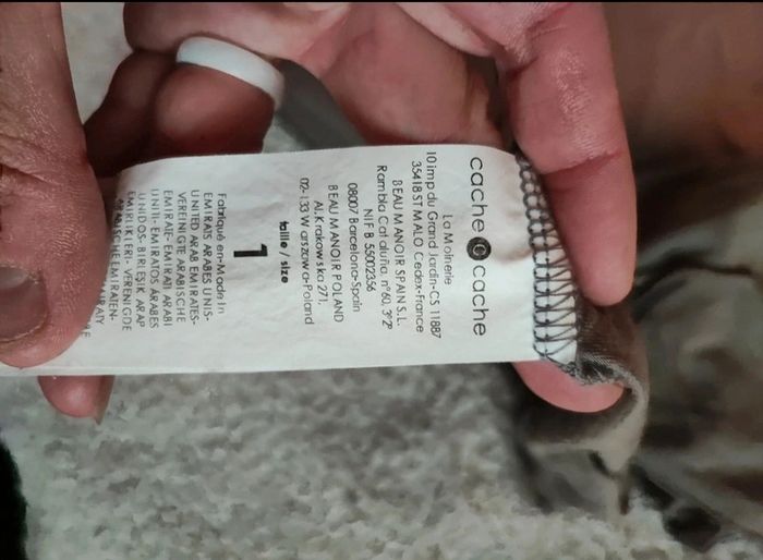 Haut tunique taille 1 - photo numéro 3