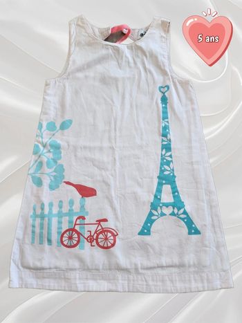 Robe sans manches fille 5 ans