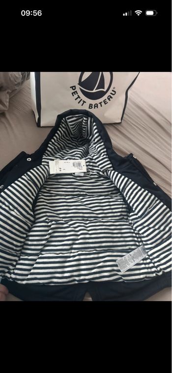 Manteau parka petit bateau 