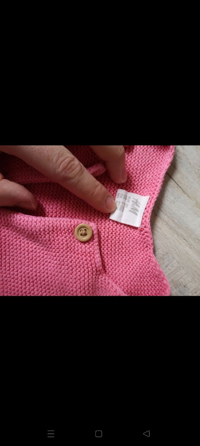 Gilet rose - photo numéro 2