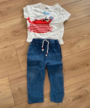 Ensemble marin 12 mois