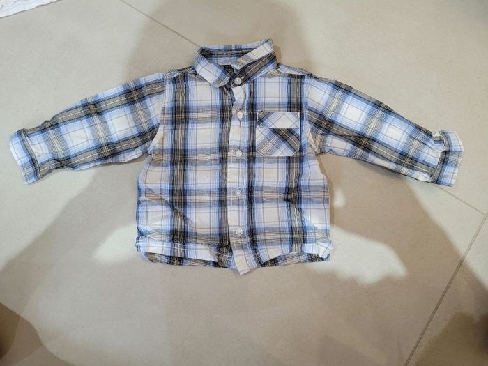 Lot de 3 chemises taille 18 moi - photo numéro 5