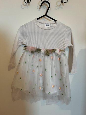 Robe tuiles fleurs