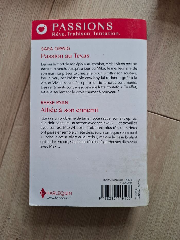Lot de 9 livres Harlequin collection Passions en bon état - photo numéro 4
