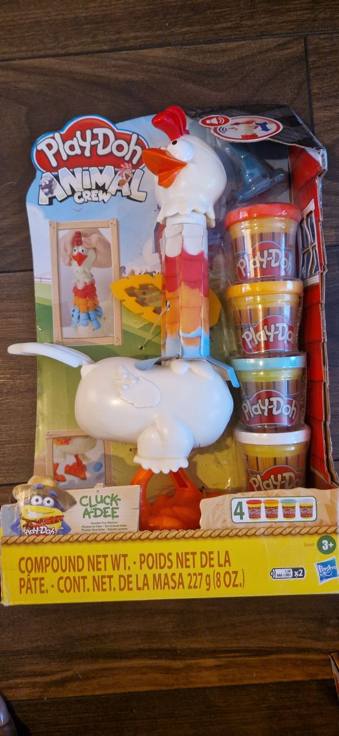 Play-Doh Animal Crew – Pate A Modeler – Plumes en Folie - photo numéro 2