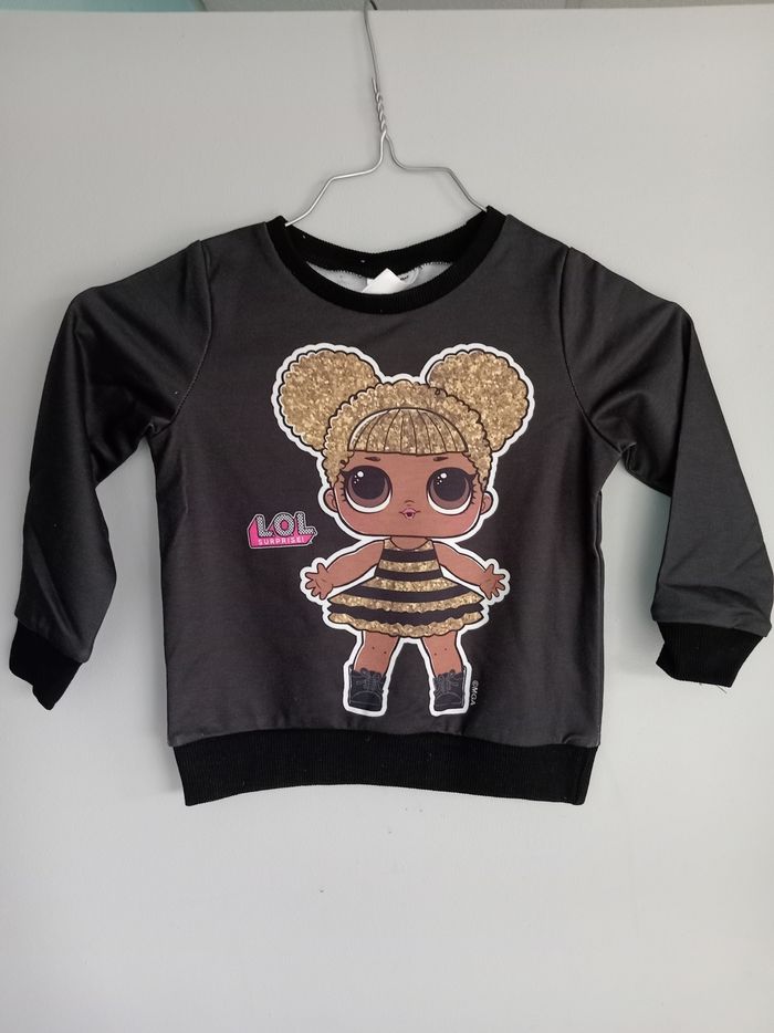 Sweat poupée lol 3 ans