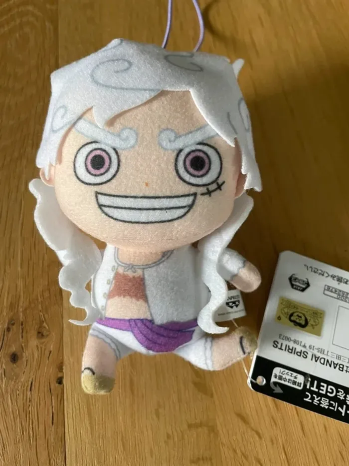 One Piece - Peluche Monkey D. Luffy Gear 5 Nika 13 cm - photo numéro 2