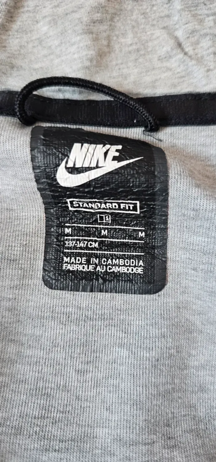 Veste nike tech 10 ans grise - photo numéro 7