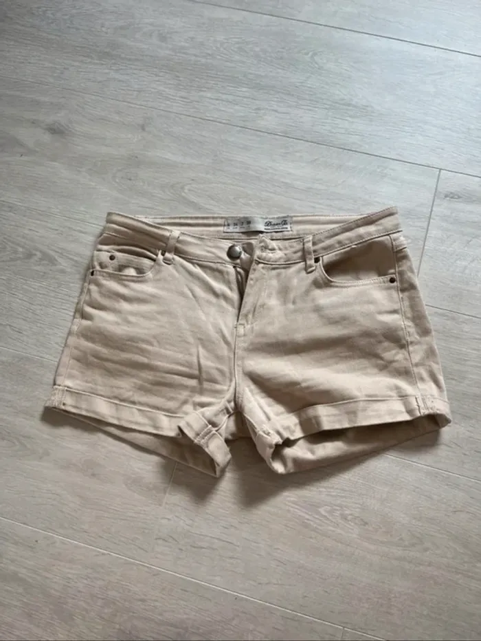 Short beige clair en jean - Denim Co - Taille 34 mais correspond à un 36 - photo numéro 3