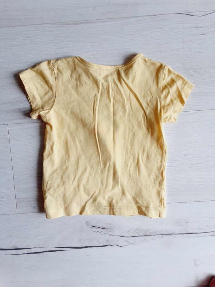 Vêtement fille tee-shirt manches courtes jaune citron Tissaia 3 ans - photo numéro 3